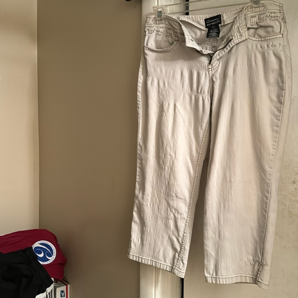 Used tan capri’s
